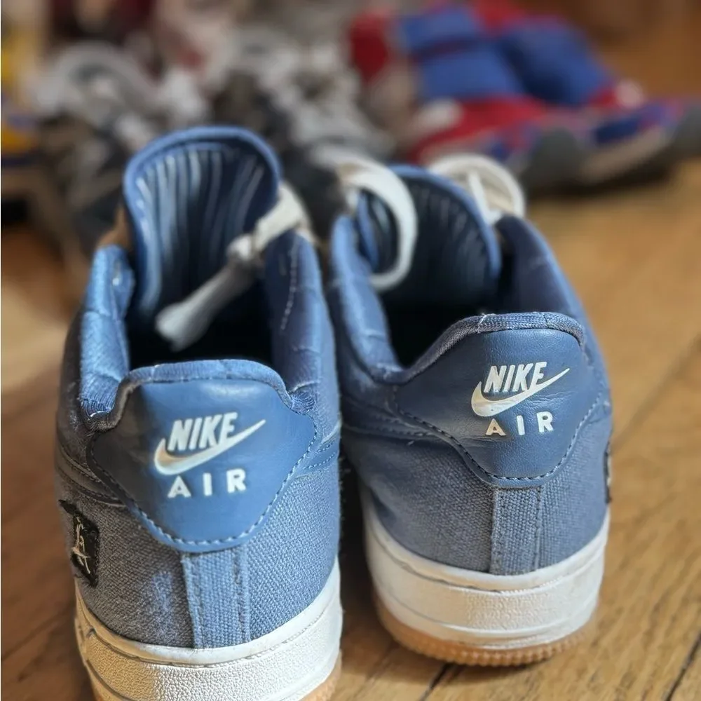Nike Denim Blue Sneakers with White Accents